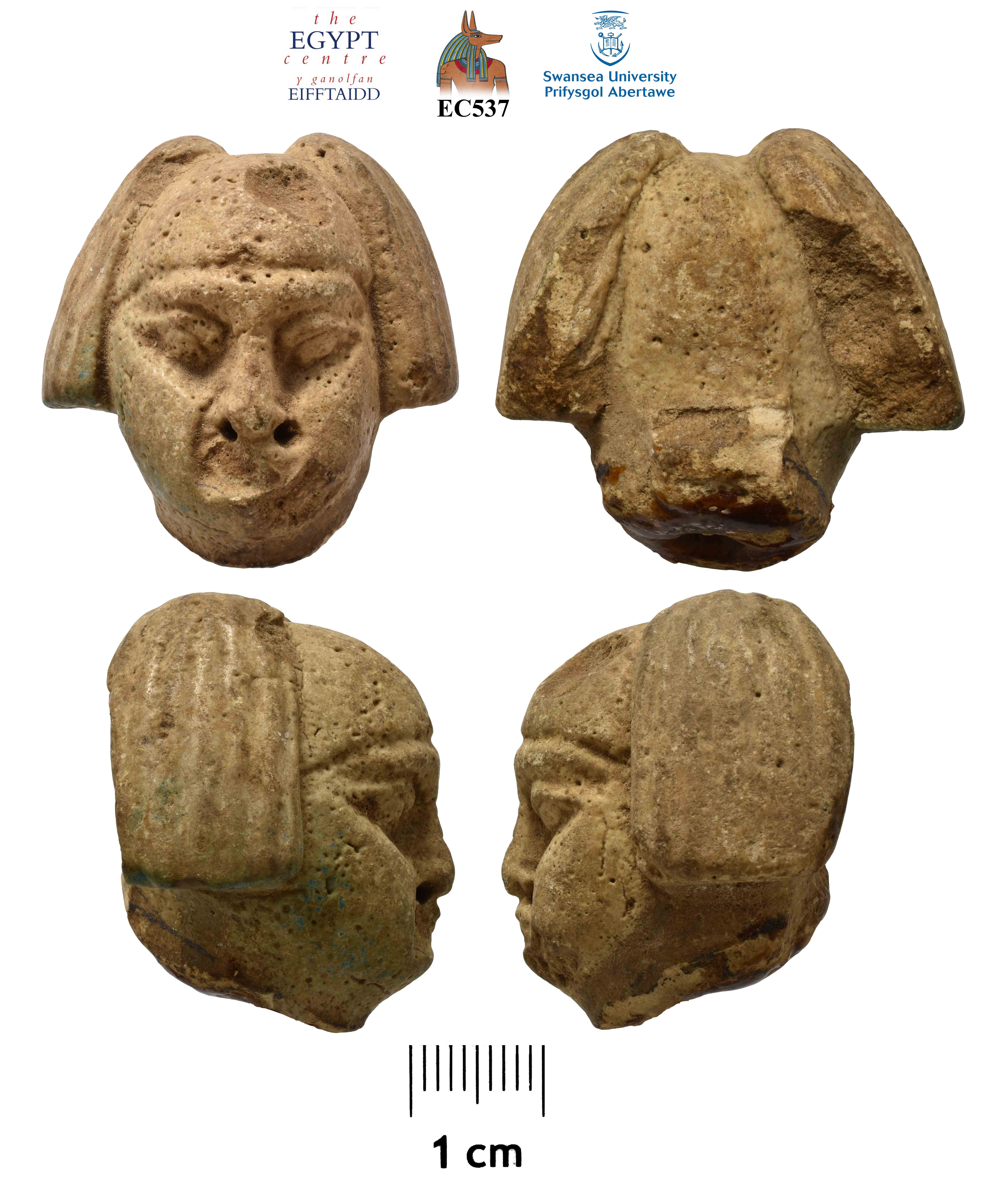 Image for: Head of a Nubian figure